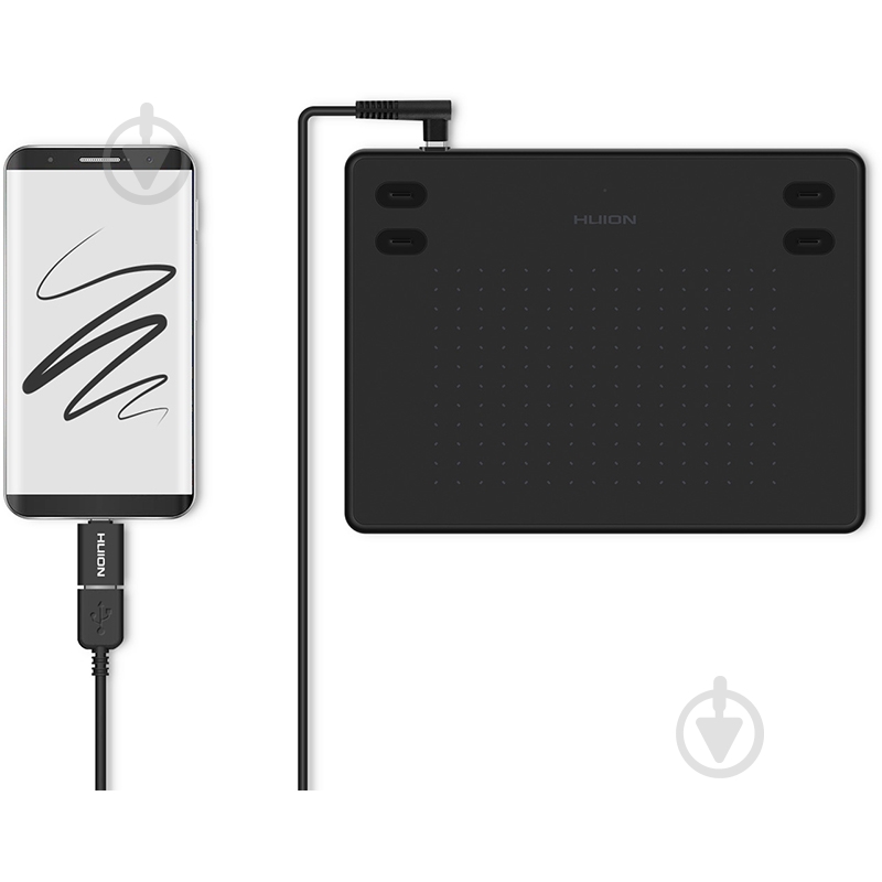 Планшет графический Huion RTE-100 black - фото 6 Планшет графический Huion RTE-100 black - фото 6