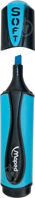 Маркер Maped Fluo Peps Ultra Soft MP.746030 синий - фото 1 Маркер Maped Fluo Peps Ultra Soft MP.746030 синий - фото 1