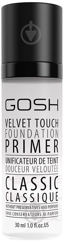 Праймер Gosh Velvet Touch Foundation Primer 60136-3 прозорий 30 мл - фото 1