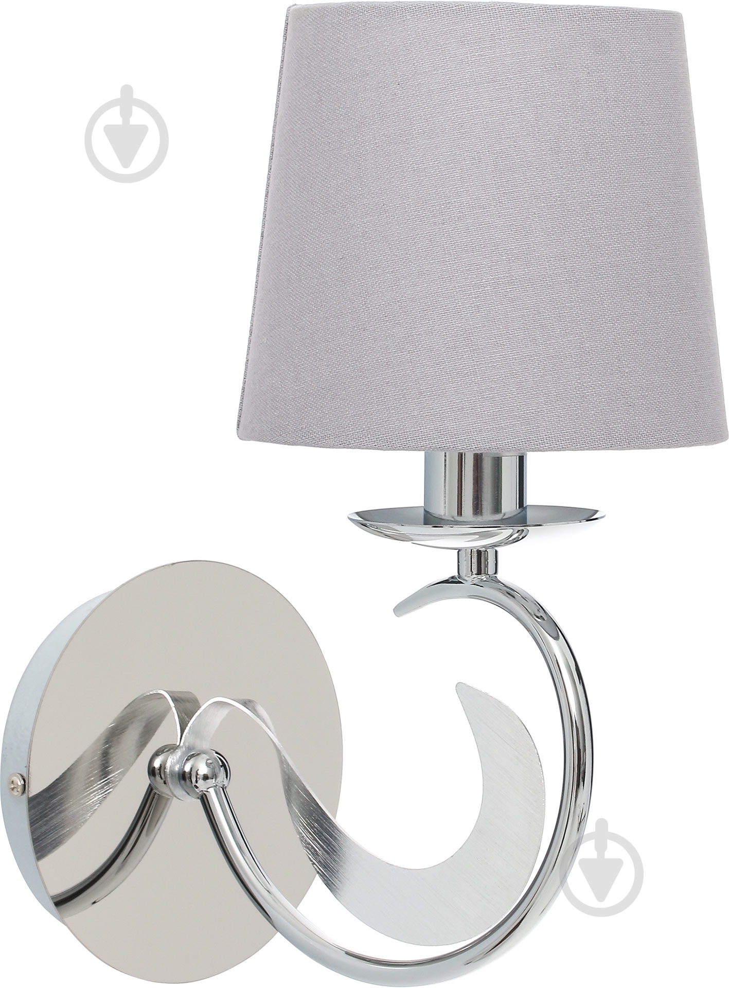 Бра Victoria Lighting 1x40 Вт E14 хром/серебро Sylvana/AP1 - фото 1