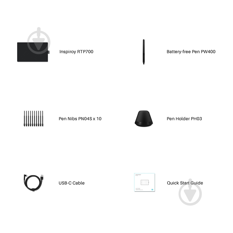 Планшет графический Huion RTP-700 black - фото 4 Планшет графический Huion RTP-700 black - фото 4