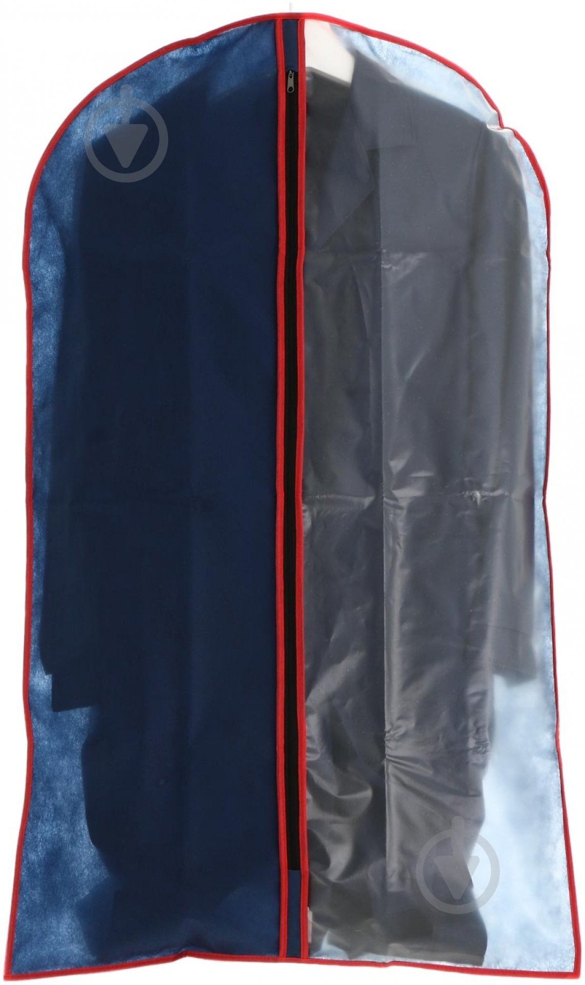 Чехол для одежды 60x100 см Тарлев 100x60 см синий/прозрачный - фото 1