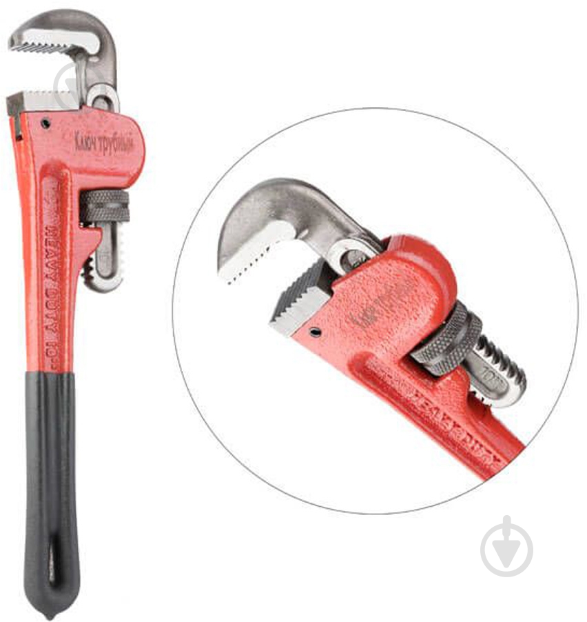 Ключ трубный Stillson 250 мм Intertool HT-0181 - фото 3