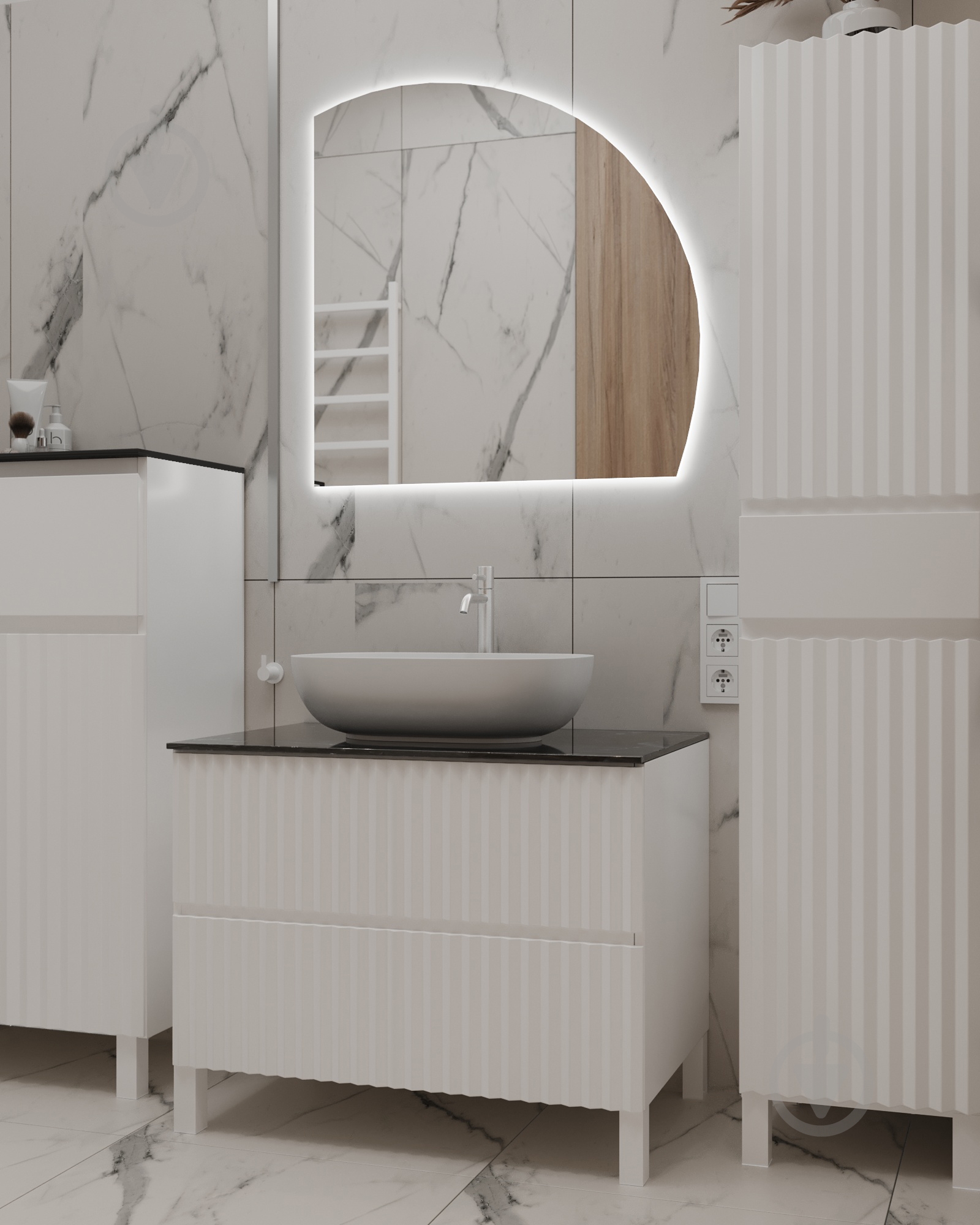 Дзеркало настінне Сансервіс MARBLE 100х100 см - фото 3