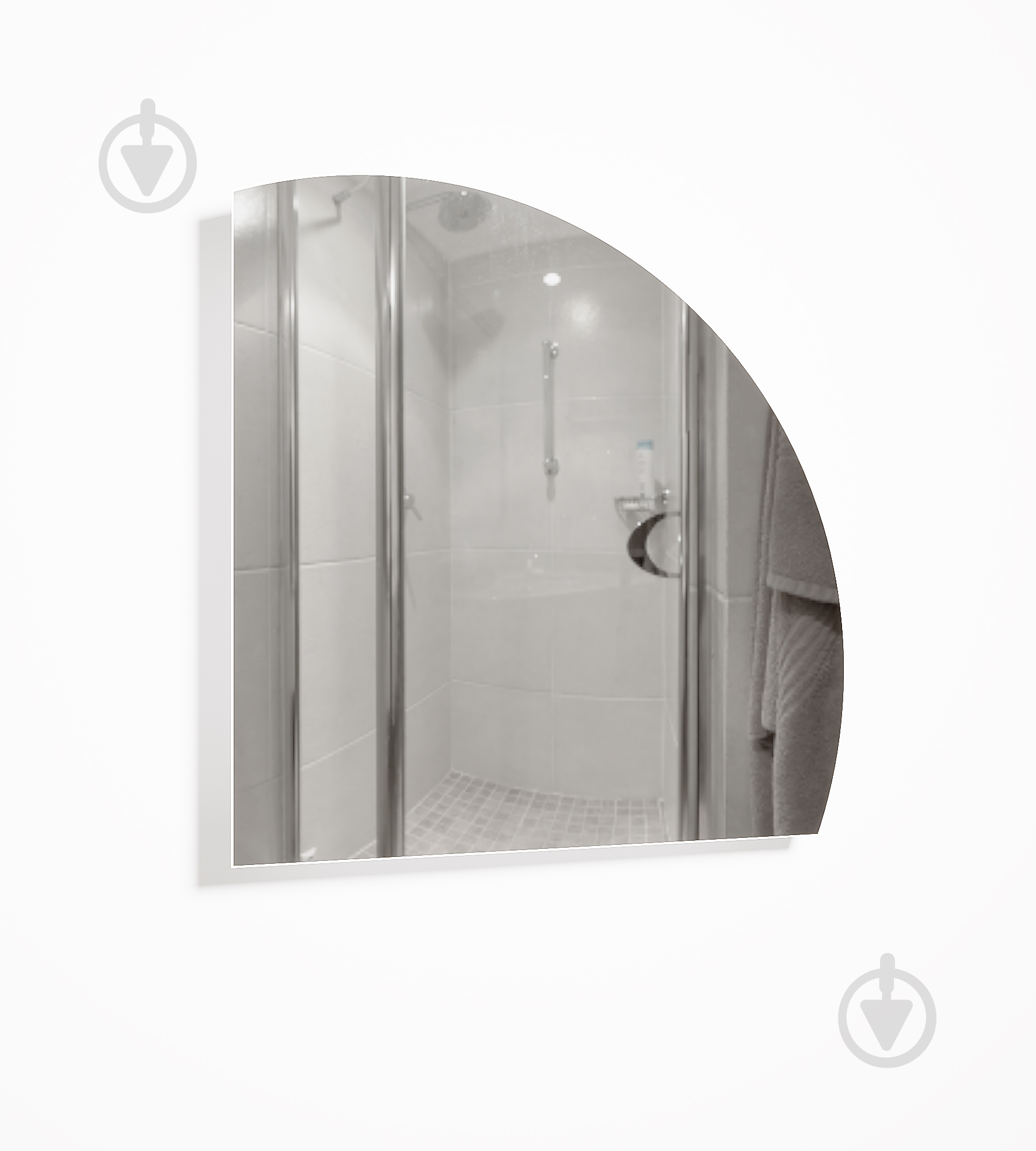 Дзеркало настінне Сансервіс MARBLE 100х100 см - фото 1