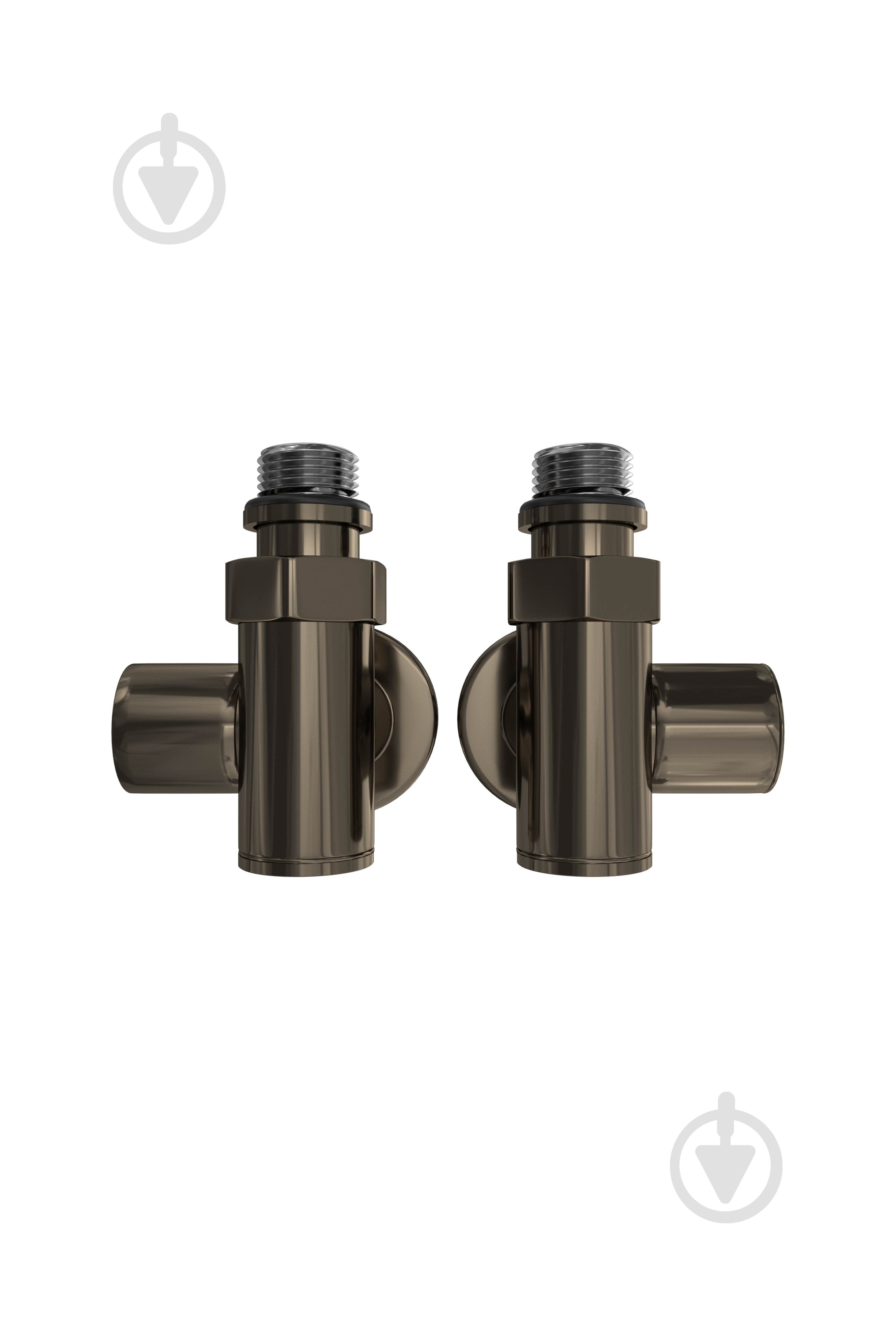 Кран угловой Mario под ТЭН бронза - фото 2