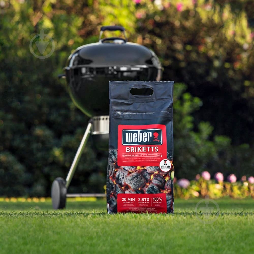 Брикети вугільні Weber Briketts 4 кг 17590 - фото 5