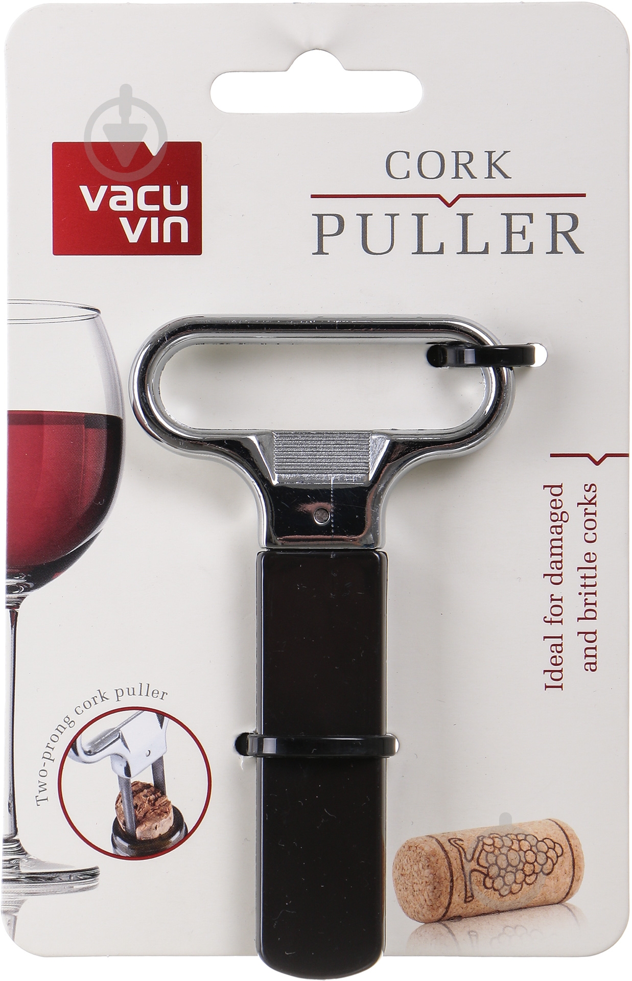 Открывалка для бутылок Vacu Vin вина Cork Puller - фото 5