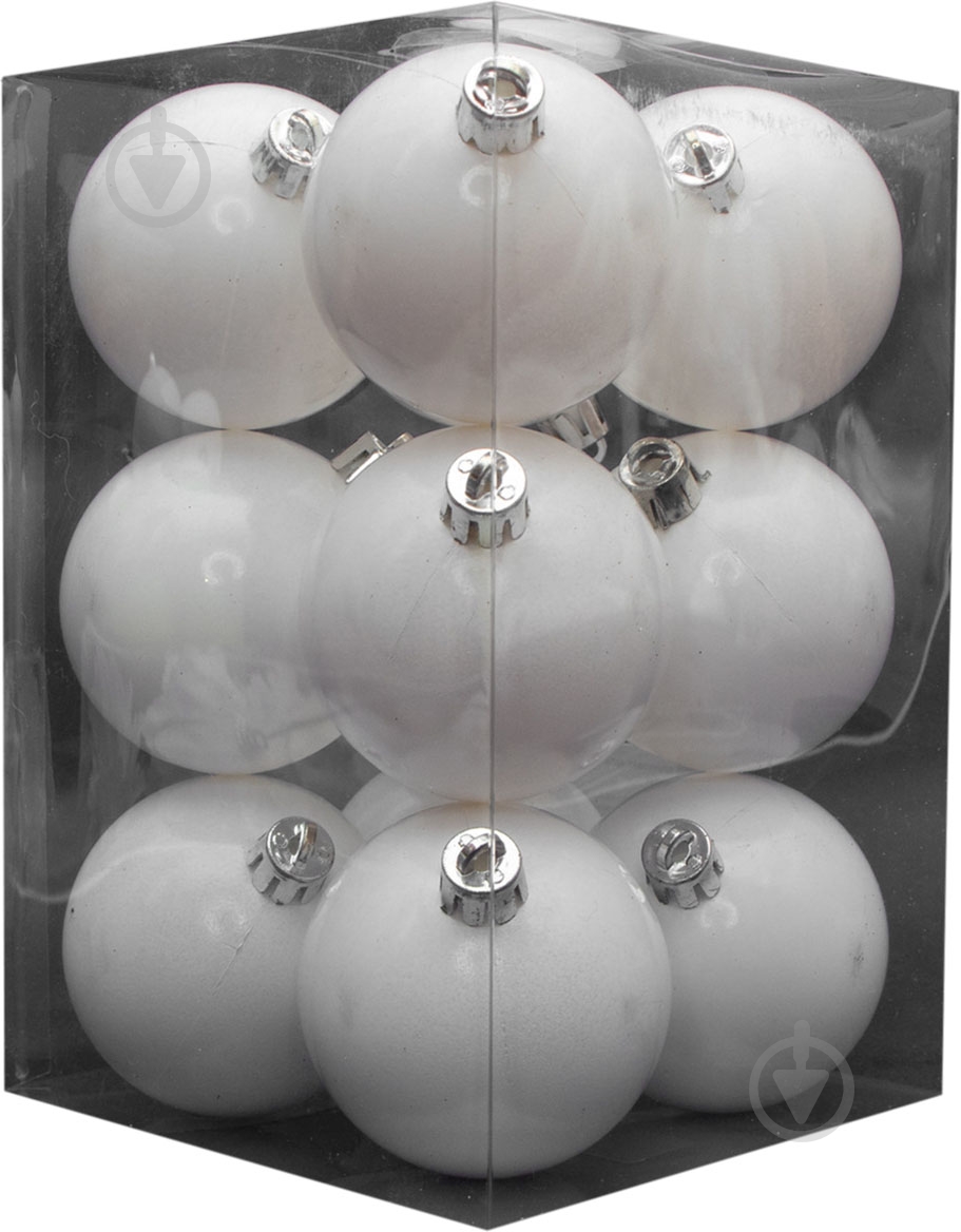 Набор елочных шаров Девилон 251123 d60 мм 12 шт./уп. - фото 1