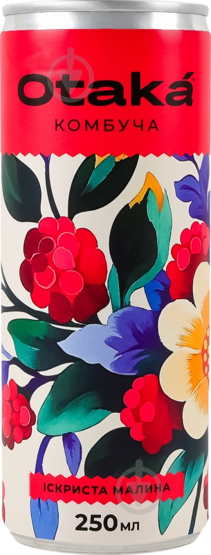 Комбуча Otaká Комбуча Искристая малина 0,25 л - фото 2
