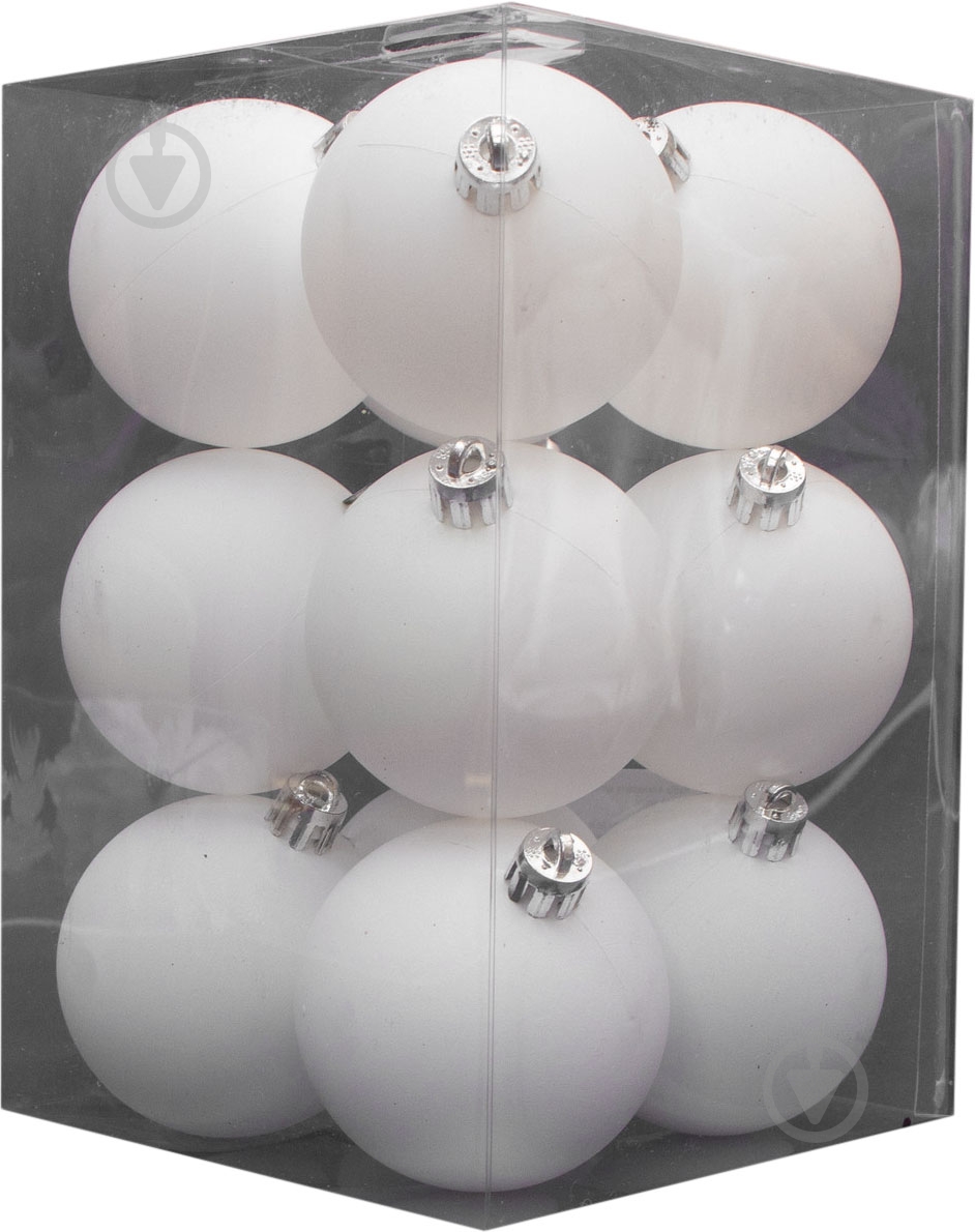 Набор елочных шаров Девилон 251130 d60 мм 12 шт./уп. - фото 1
