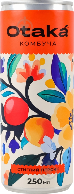 Комбуча Otaká Комбуча Стиглий персик 0,25 л - фото 2 Комбуча Otaká Комбуча Стиглий персик 0,25 л - фото 2