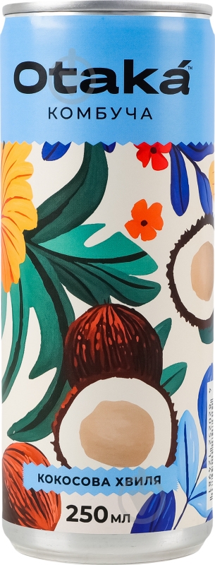 Комбуча Otaká Комбуча Кокосовая волна 0,25 л - фото 1