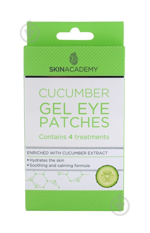 Патчи под глаза Skin Academy Cucumber 8 шт. - фото 1