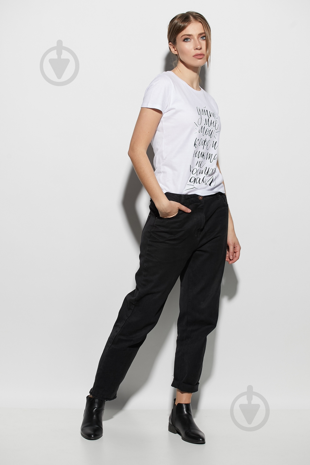 Футболка женская YAPPI Basic р. XL белый WW11028 - фото 2