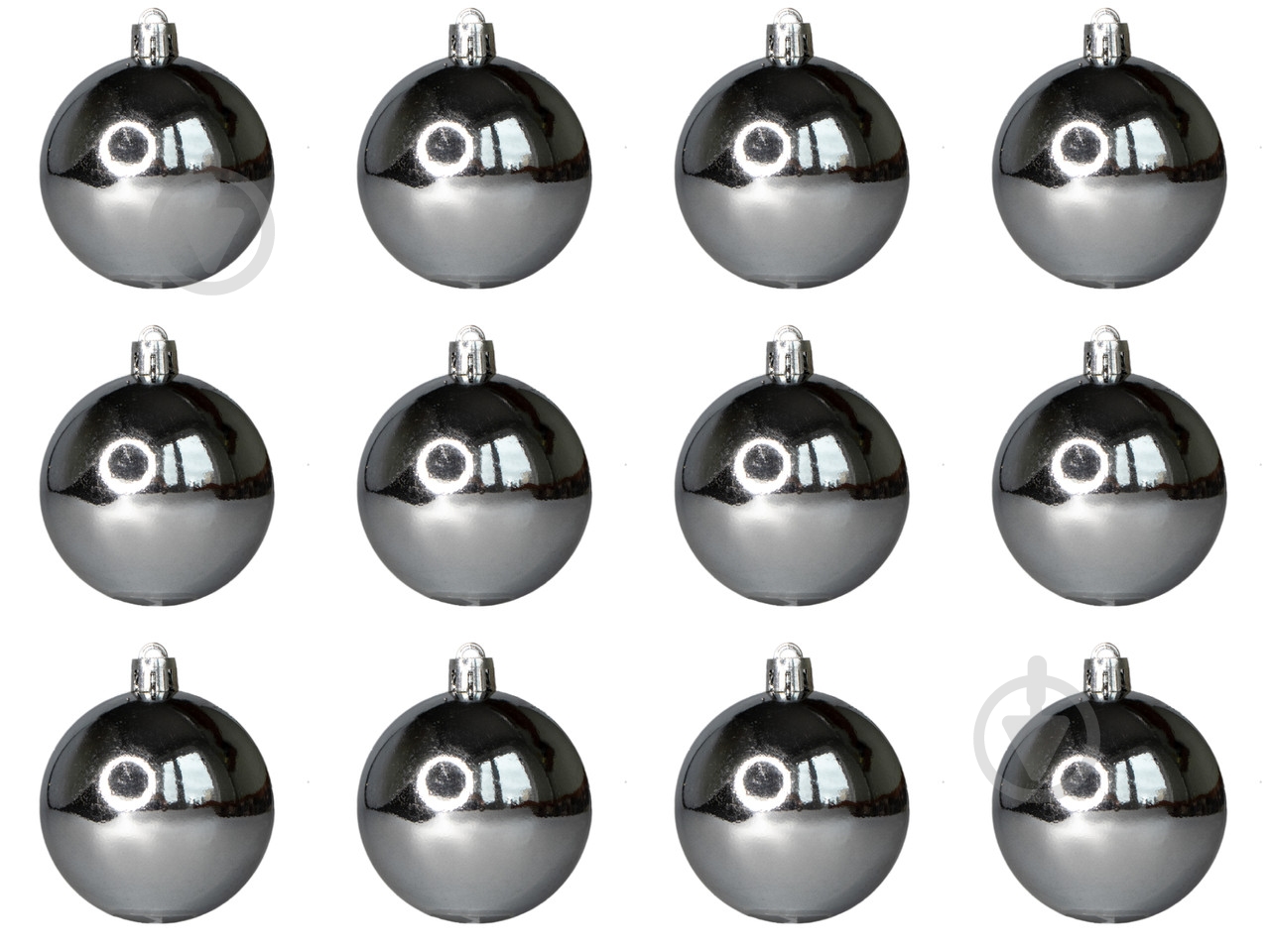 Набор елочных шаров Девилон 251154 d60 мм 12 шт./уп. - фото 2