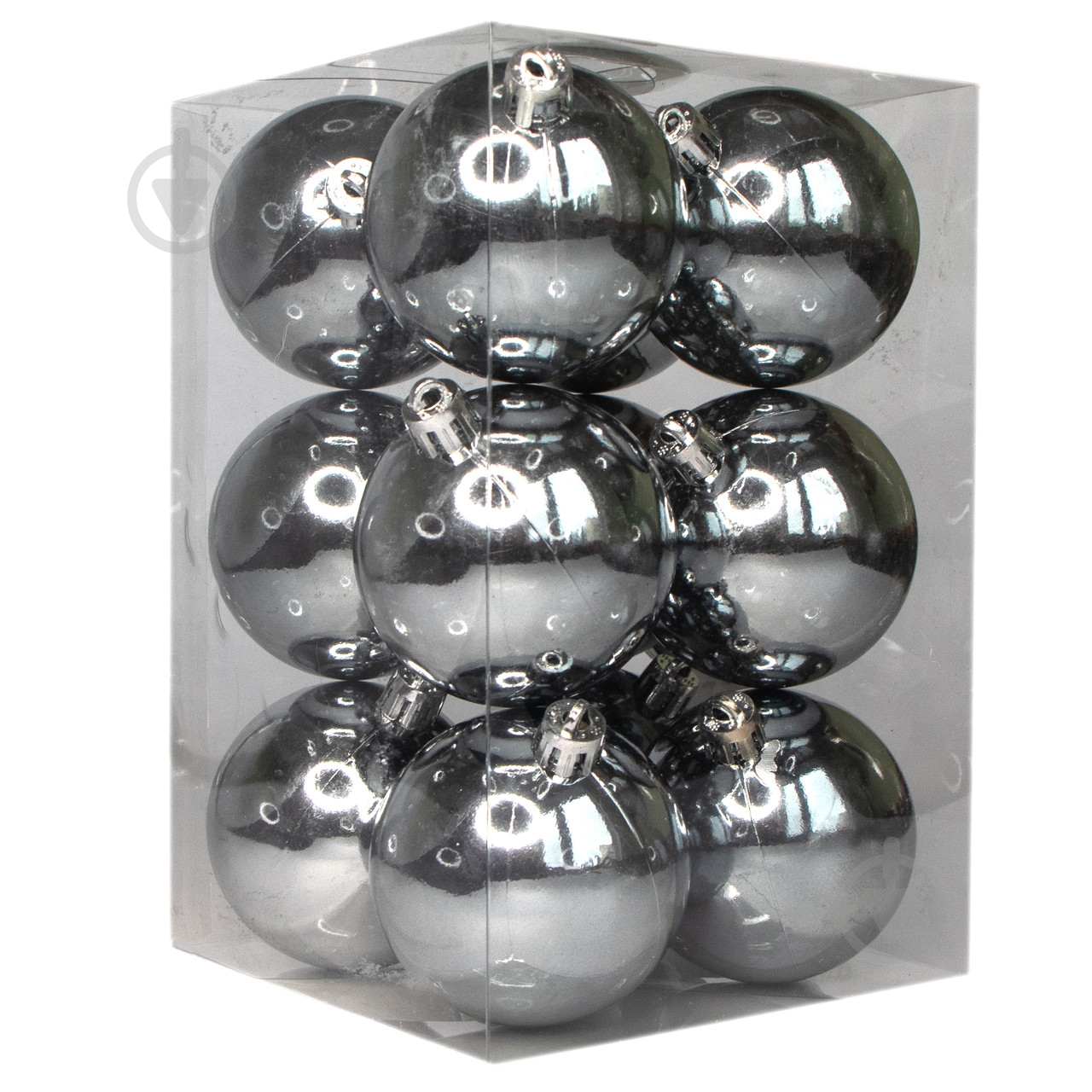 Набор елочных шаров Девилон 251154 d60 мм 12 шт./уп. - фото 1