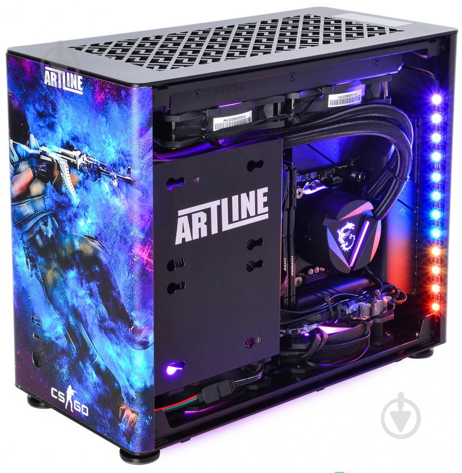 Компьютер Artline Overlord DRAGONv23 (DRAGONv23) black/blue - фото 7
