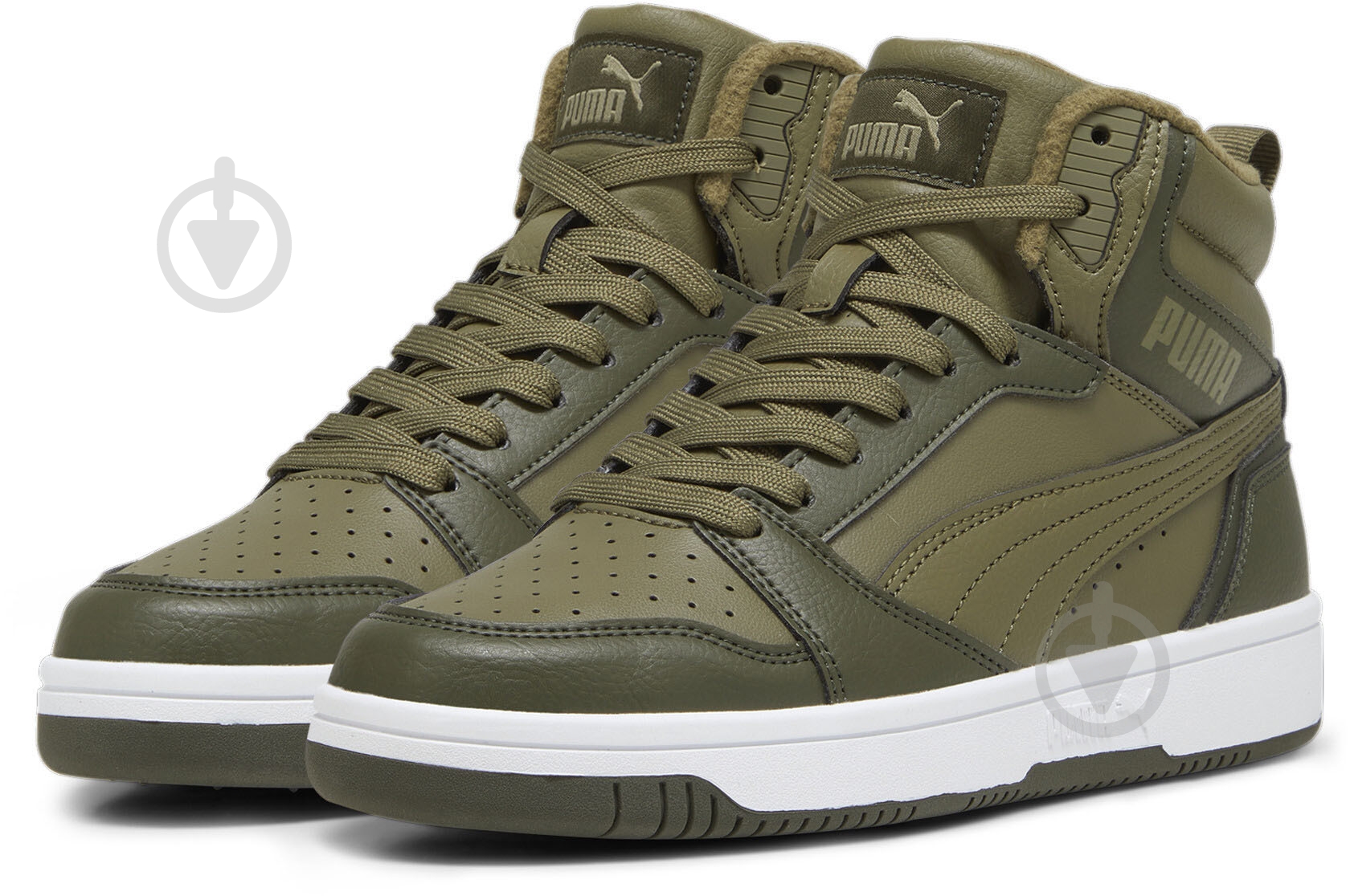 Черевики Puma PUMA REBOUND V6 MID WTR JR 39468502 р.38,5 зелений - фото 3