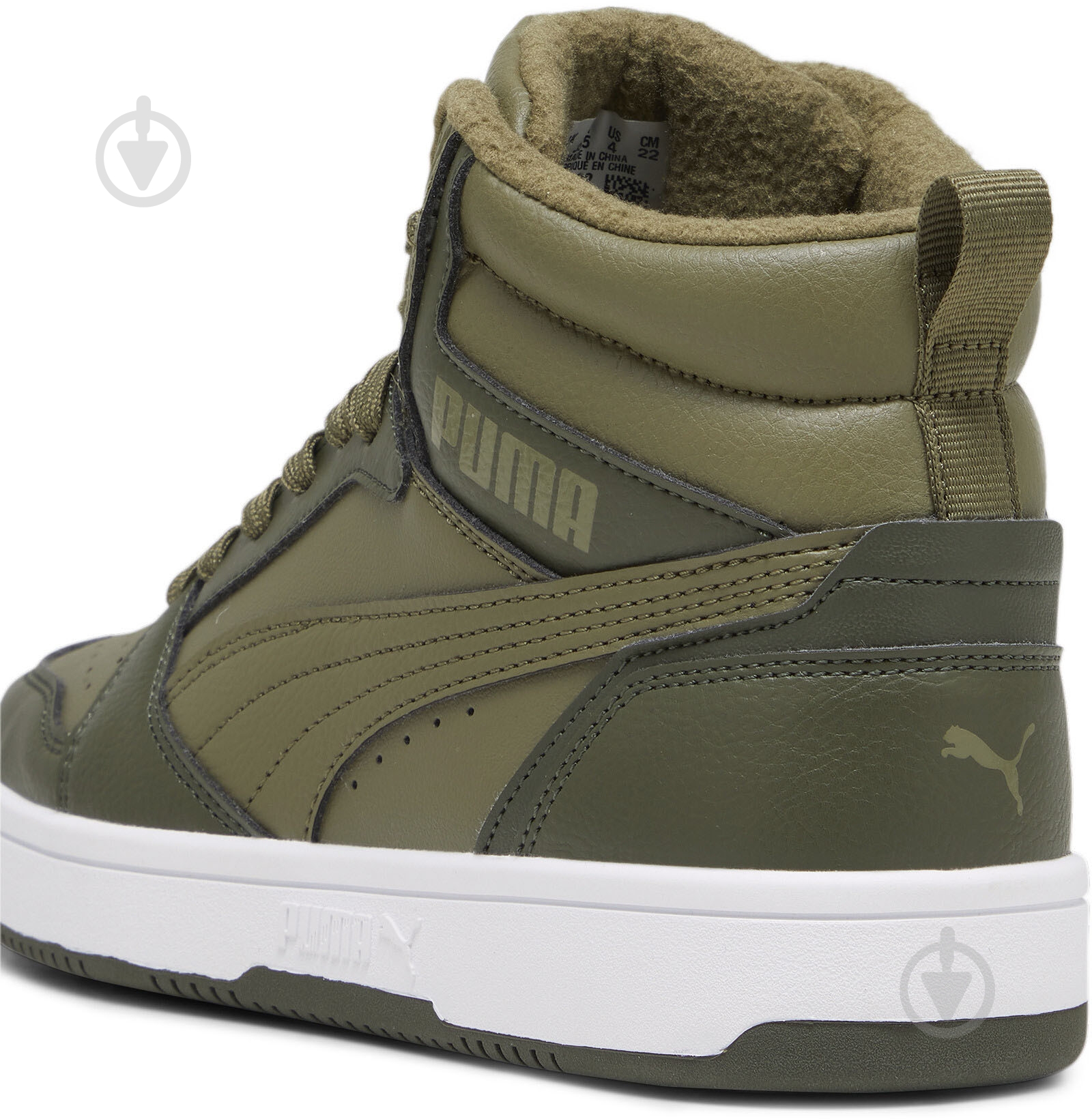 Черевики Puma PUMA REBOUND V6 MID WTR JR 39468502 р.38,5 зелений - фото 4