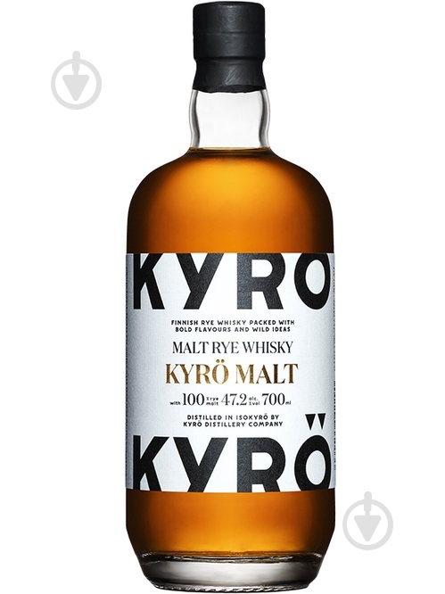 Виски "Kyrö" Malt Rye 47,2% 0,7 л - фото 1