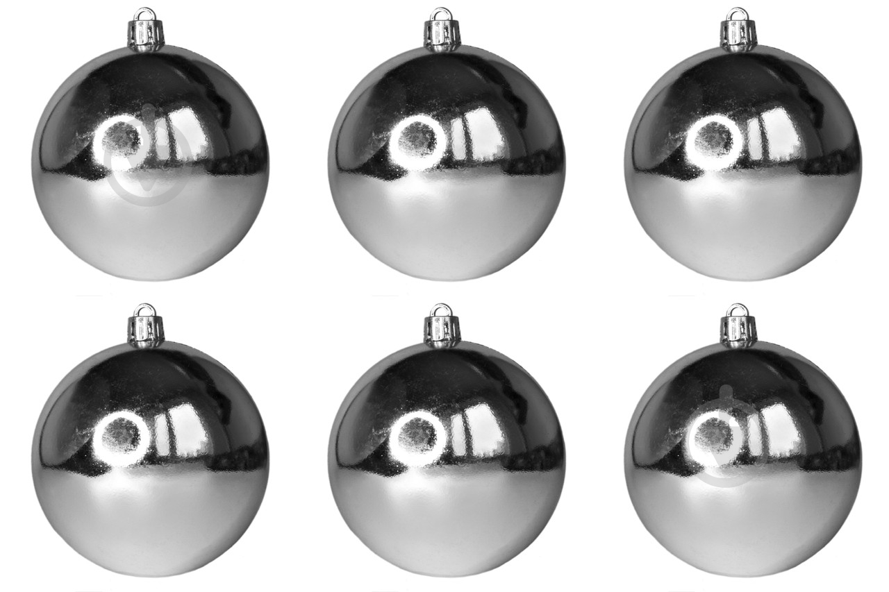 Набор елочных шаров Девилон 251208 d80 мм 6 шт./уп. - фото 2 Набор елочных шаров Девилон 251208 d80 мм 6 шт./уп. - фото 2