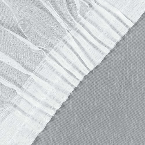 Тюль Кетен білий прозорий 400x270 см Текстиль-Контакт - фото 2