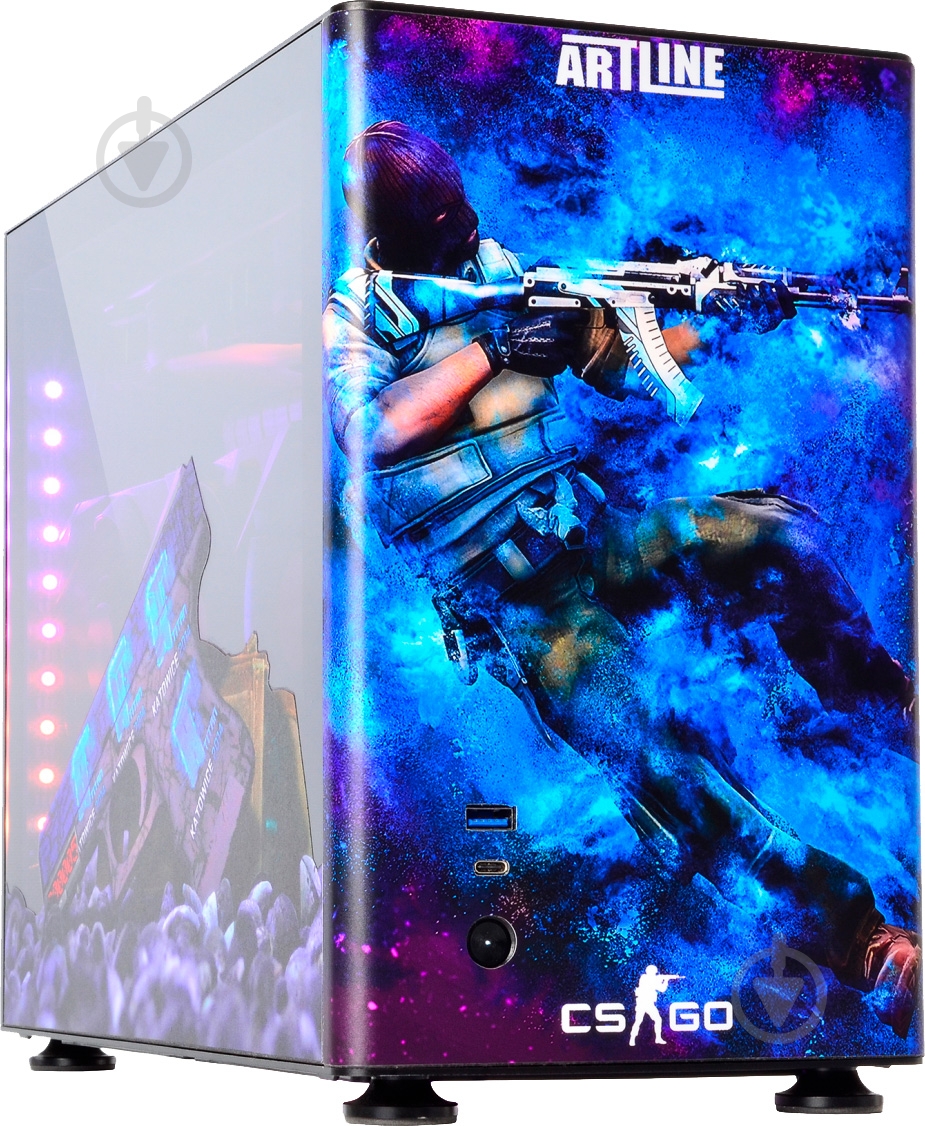 Компьютер Artline Overlord (DRAGONv29) black/blue - фото 1