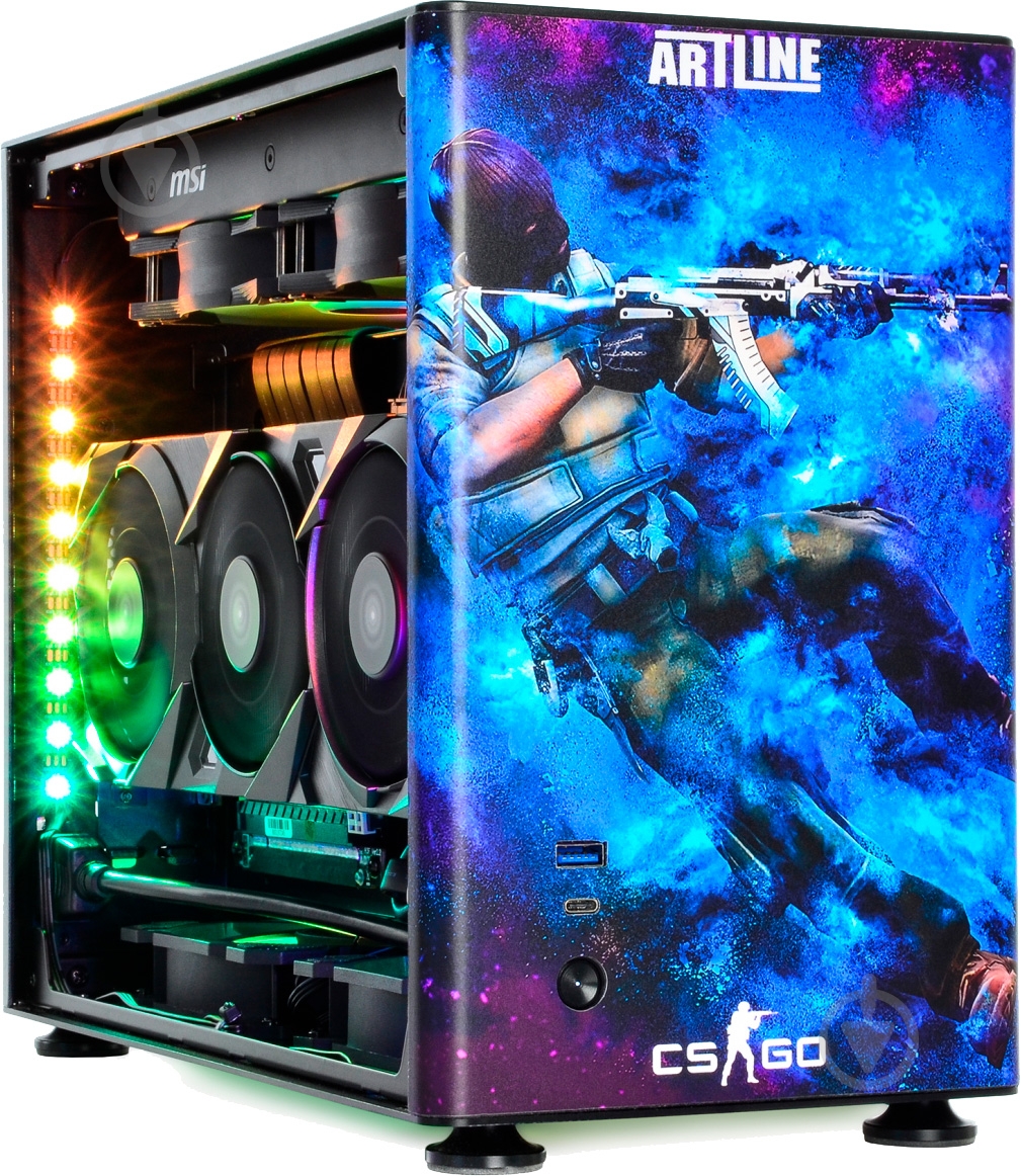 Компьютер Artline Overlord (DRAGONv29) black/blue - фото 7
