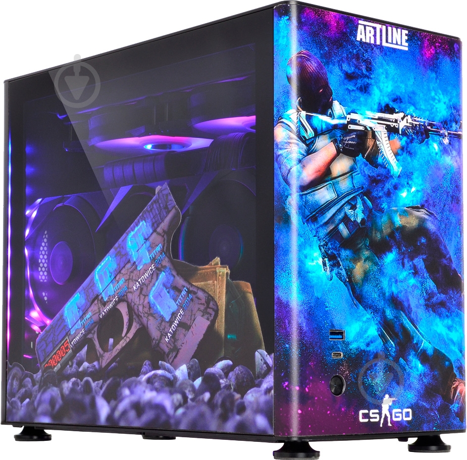 Компьютер Artline Overlord (DRAGONv29) black/blue - фото 2