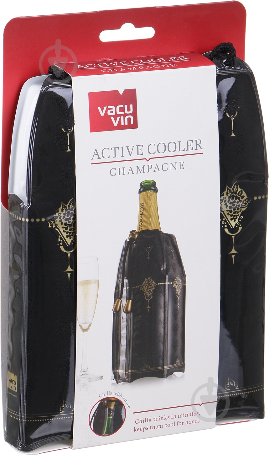 Охолоджувач Vacu Vin Active Cooler Champagne Classic 38853606 - фото 3 Охолоджувач Vacu Vin Active Cooler Champagne Classic 38853606 - фото 3
