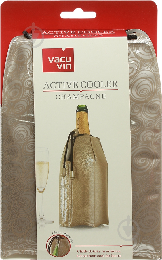 Охладитель Vacu Vin Active Cooler Champagne Platinum 11091 - фото 3