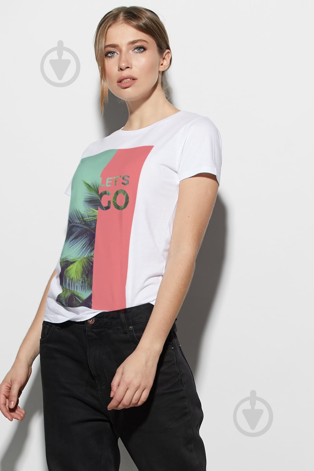 Футболка женская YAPPI Basic р. XL белый WW11030 - фото 1