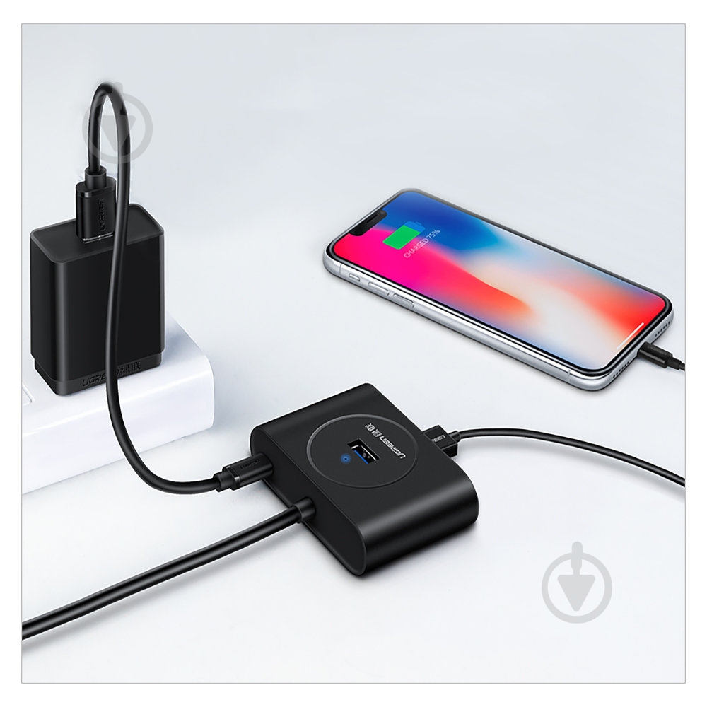 USB-хаб UGREEN CR113 - фото 3