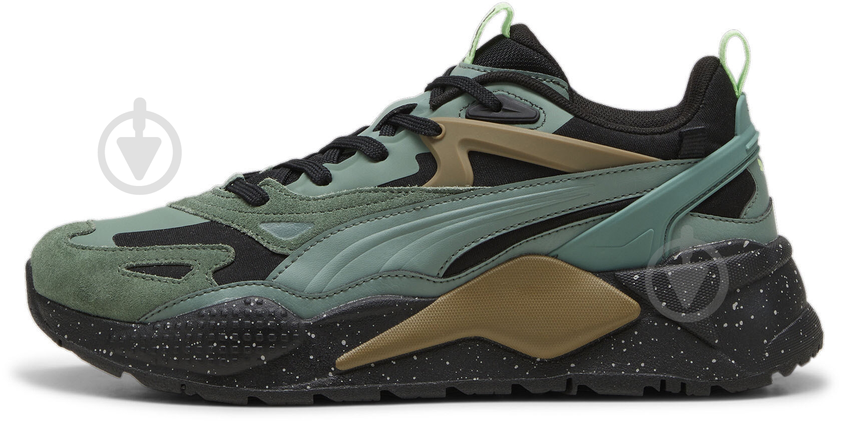 Кроссовки мужские демисезонные Puma RS-X EFEKT SPECKLE 39479103 р.46 хаки - фото 1