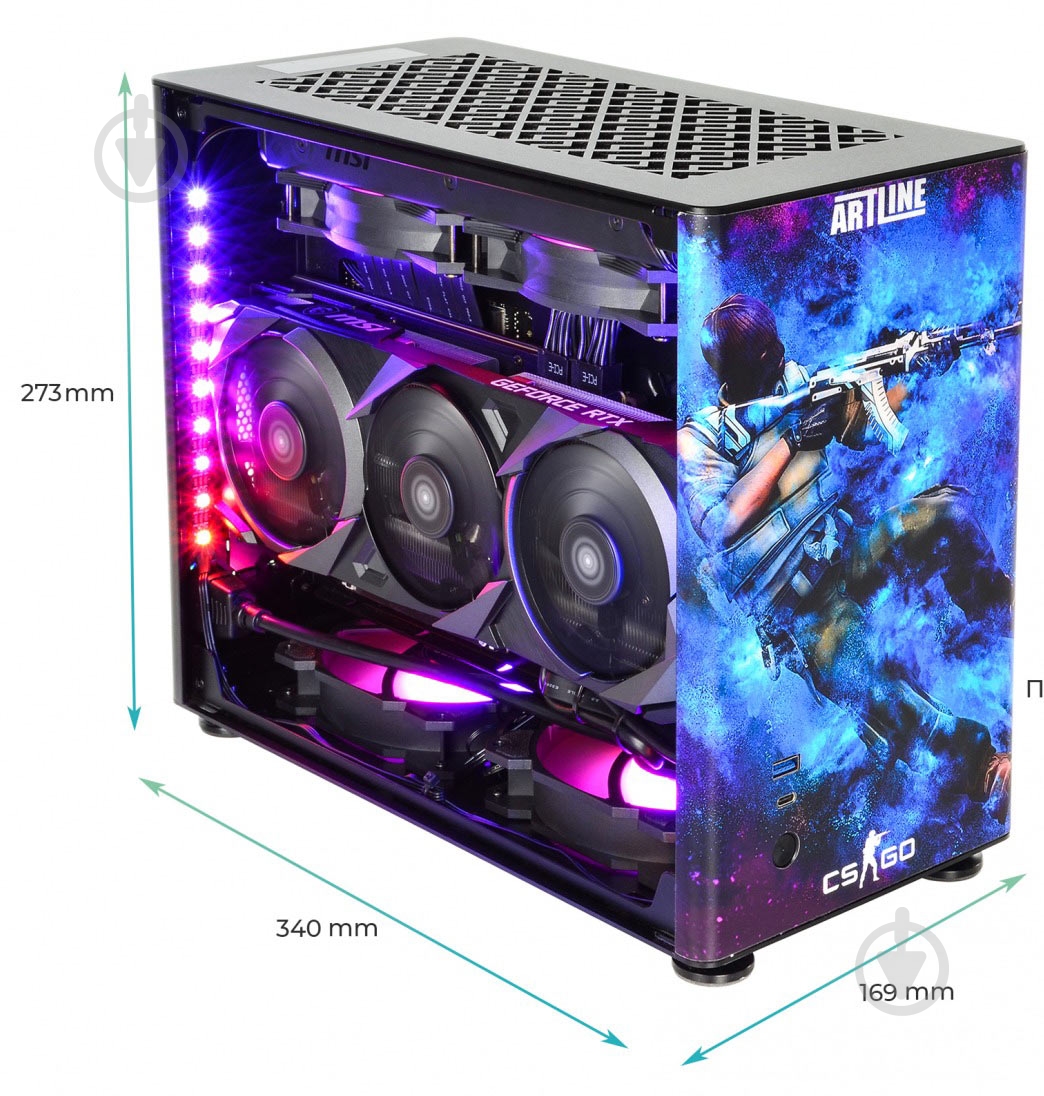 Компьютер персональный Artline Overlord (DRAGONv33) - фото 8 Компьютер персональный Artline Overlord (DRAGONv33) - фото 8