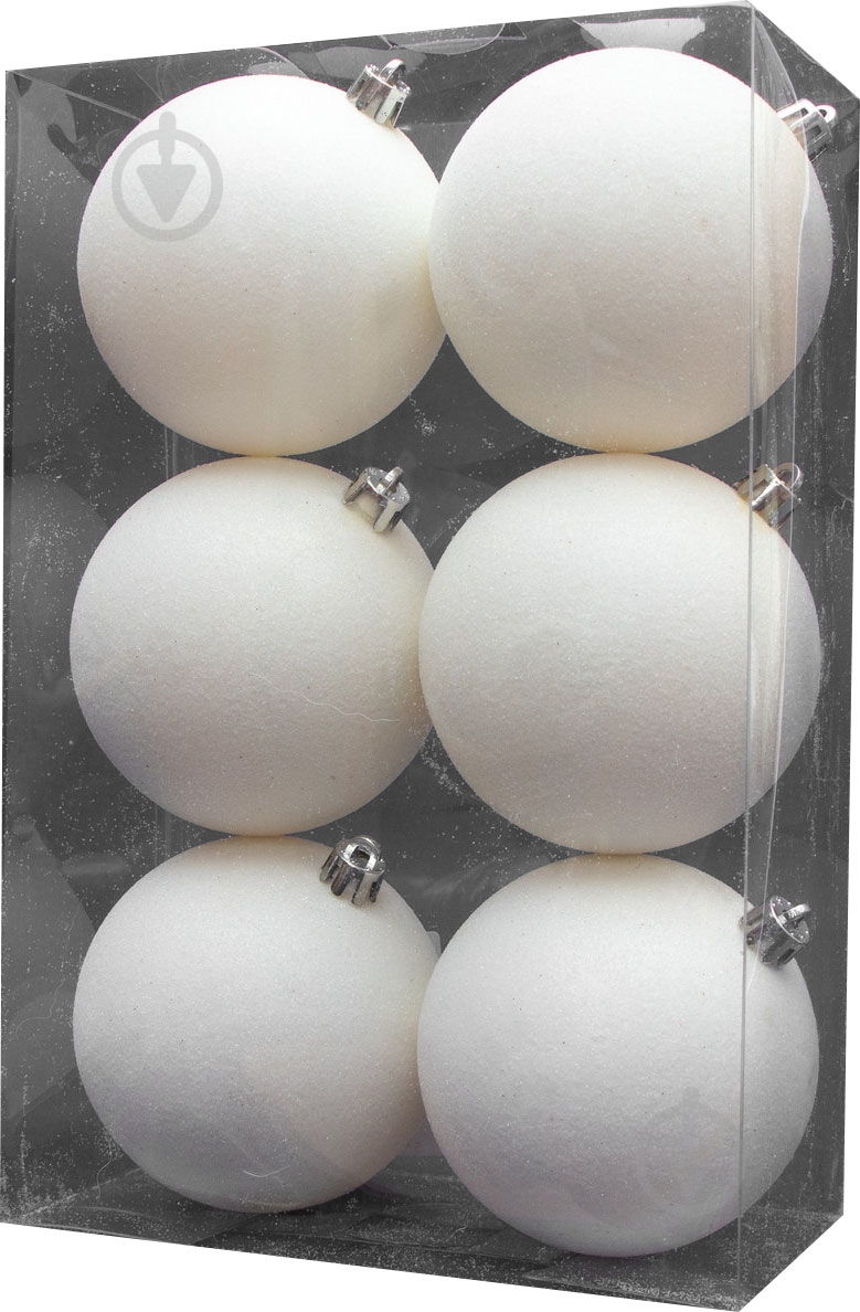 Набор елочных шаров Девилон 251277 d80 мм 6 шт./уп. - фото 1 Набор елочных шаров Девилон 251277 d80 мм 6 шт./уп. - фото 1