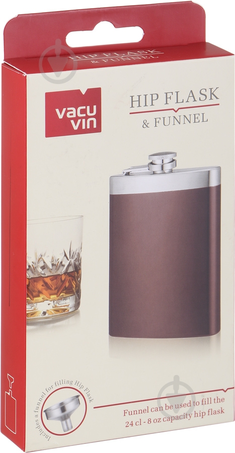 Фляга Vacu Vin Hip Flask & Funnel 240 мл 78635606 - фото 4 Фляга Vacu Vin Hip Flask & Funnel 240 мл 78635606 - фото 4