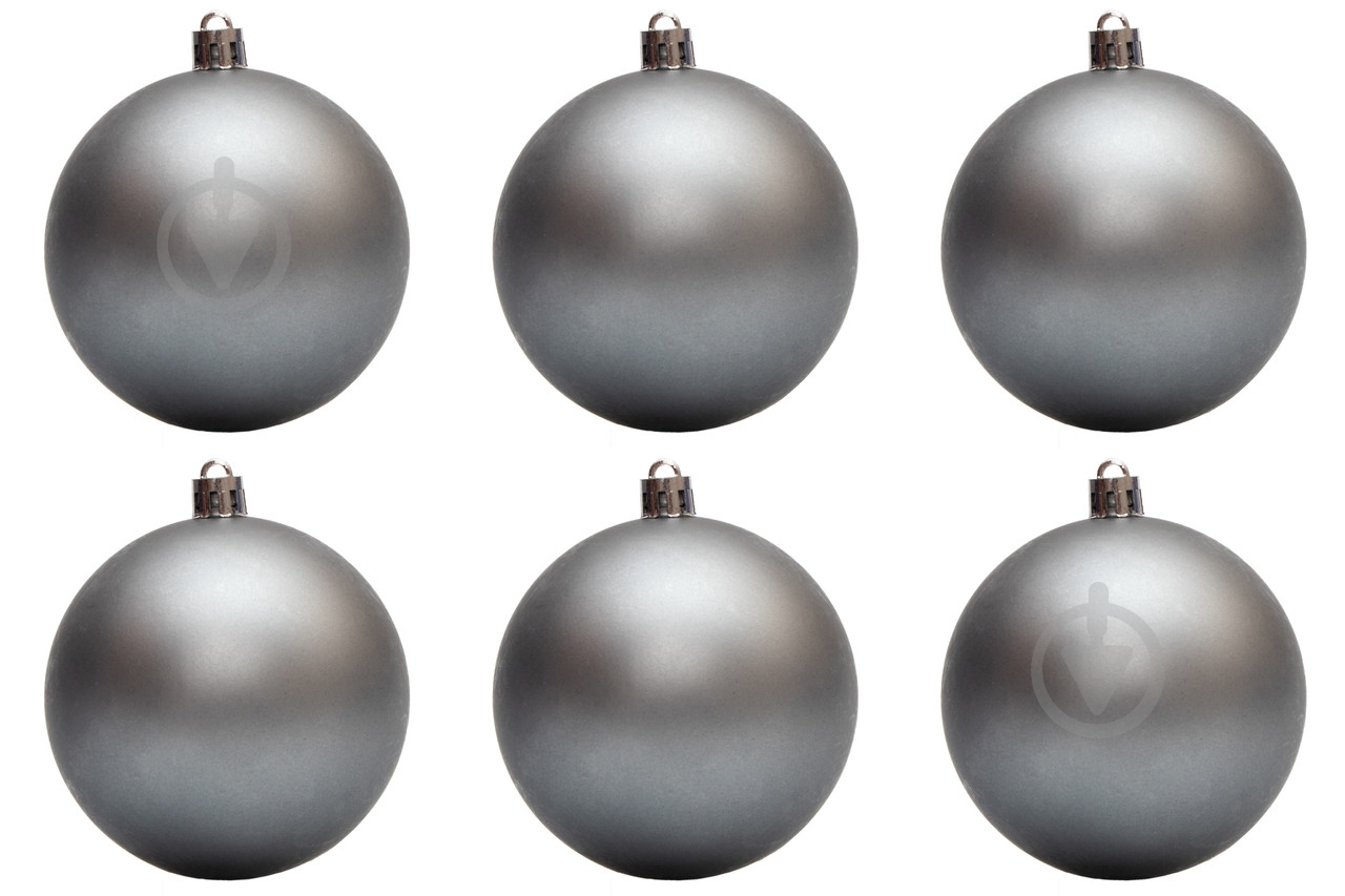 Набор елочных шаров Девилон 251291 d80 мм 6 шт./уп. - фото 2 Набор елочных шаров Девилон 251291 d80 мм 6 шт./уп. - фото 2