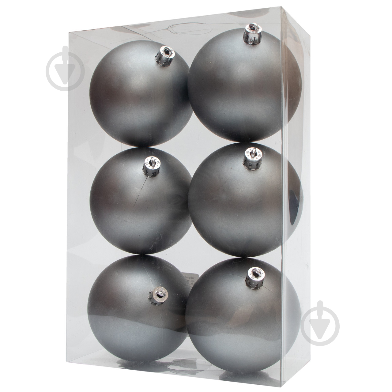 Набор елочных шаров Девилон 251291 d80 мм 6 шт./уп. - фото 1 Набор елочных шаров Девилон 251291 d80 мм 6 шт./уп. - фото 1