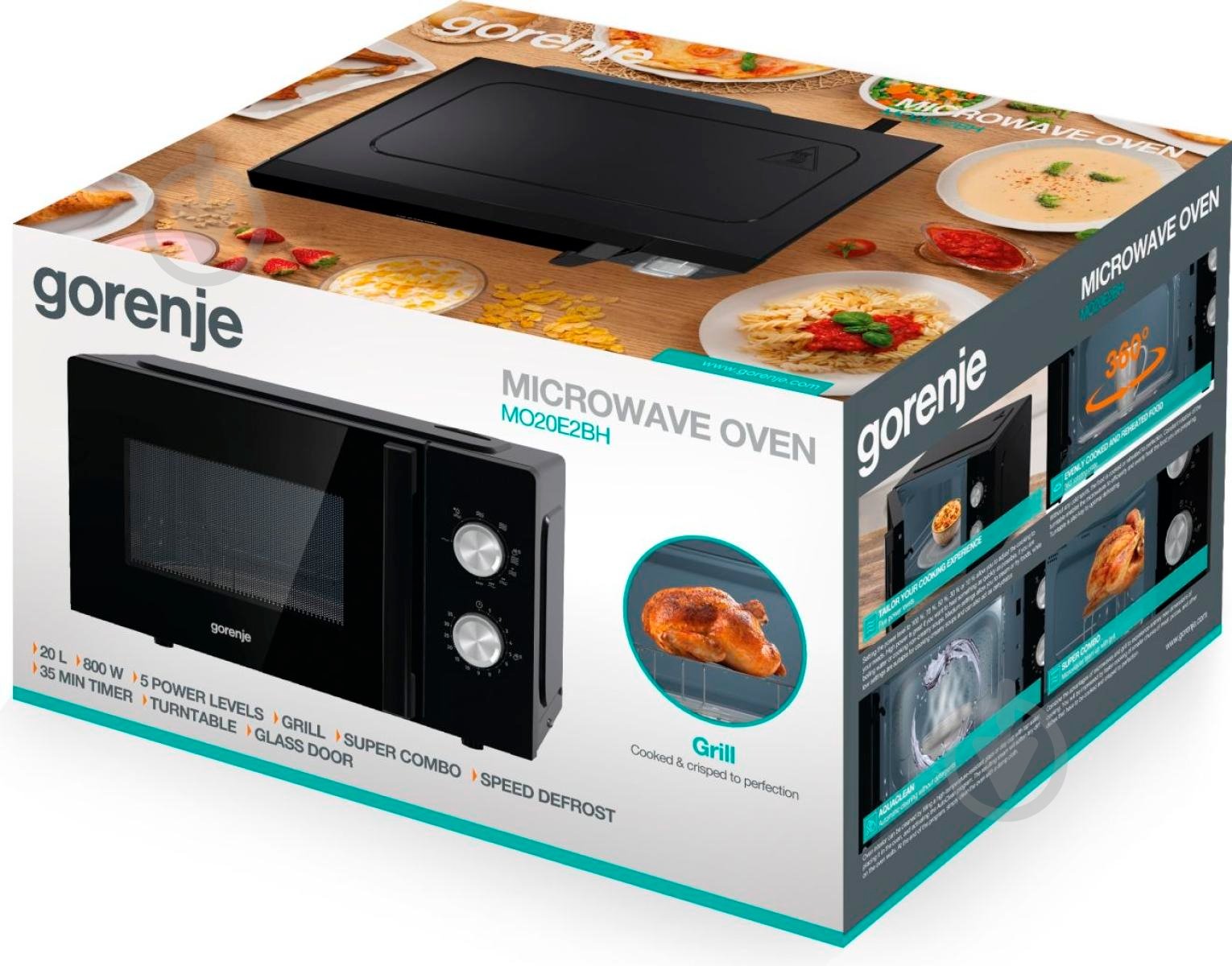 Микроволновая печь Gorenje MO 20 E2BH - фото 11