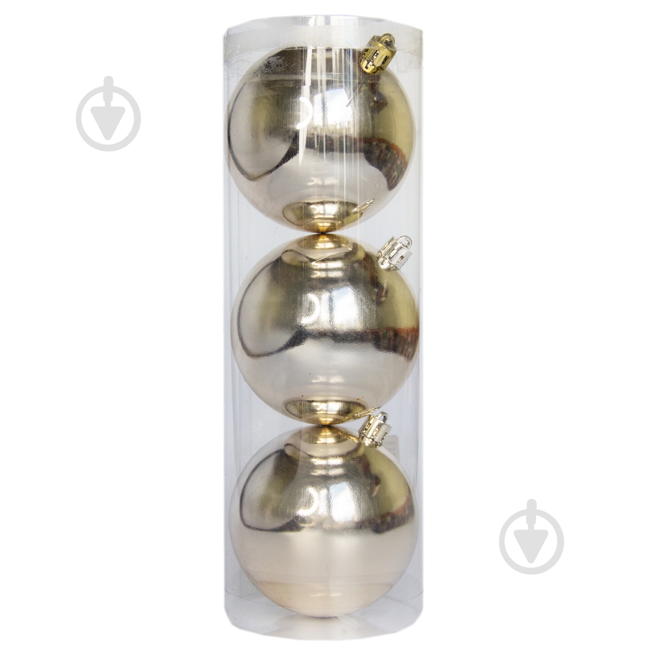 Набор елочных шаров Девилон 251352 d80 мм 3 шт./уп. - фото 2