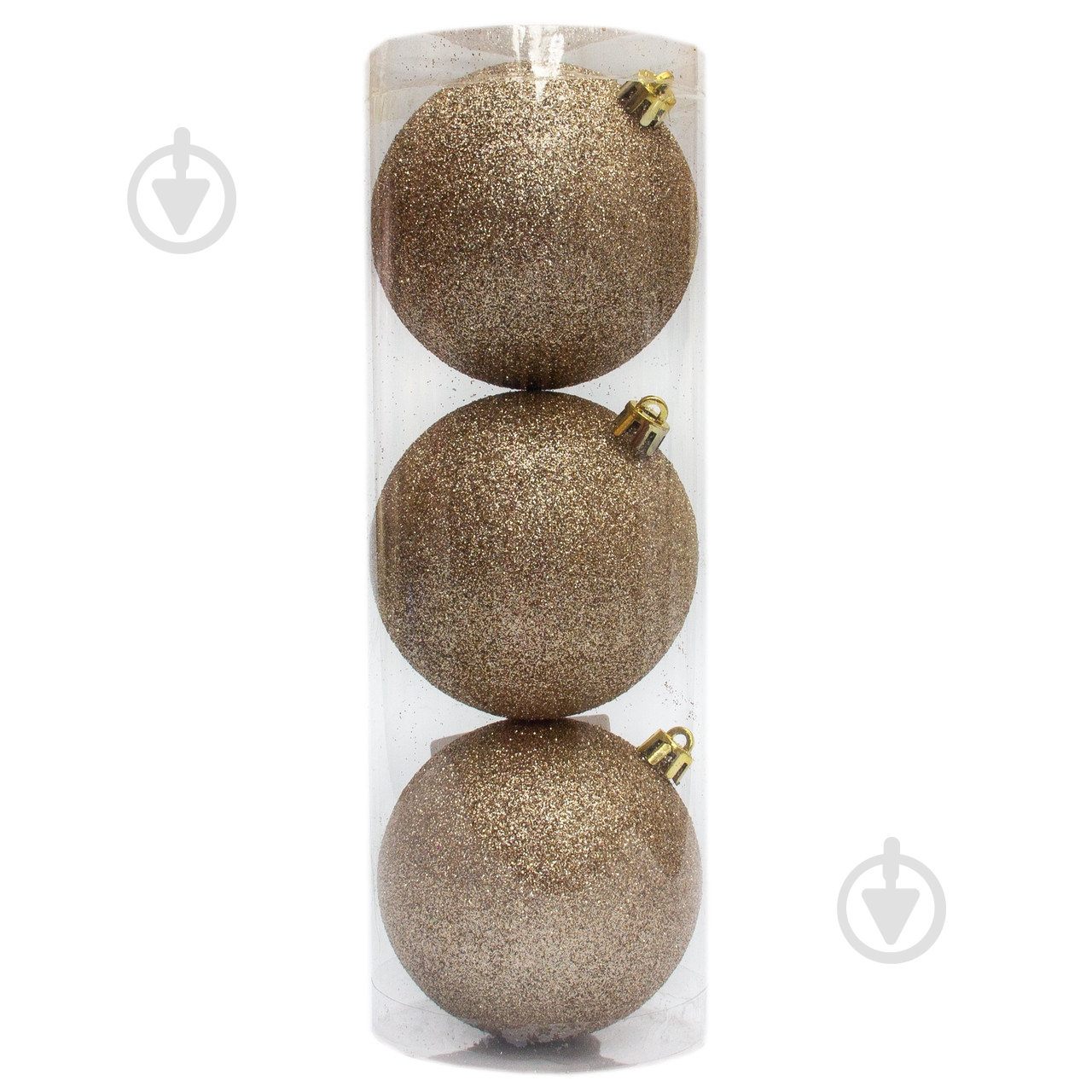 Набор елочных шаров Девилон 251376 d80 мм 3 шт./уп. - фото 2