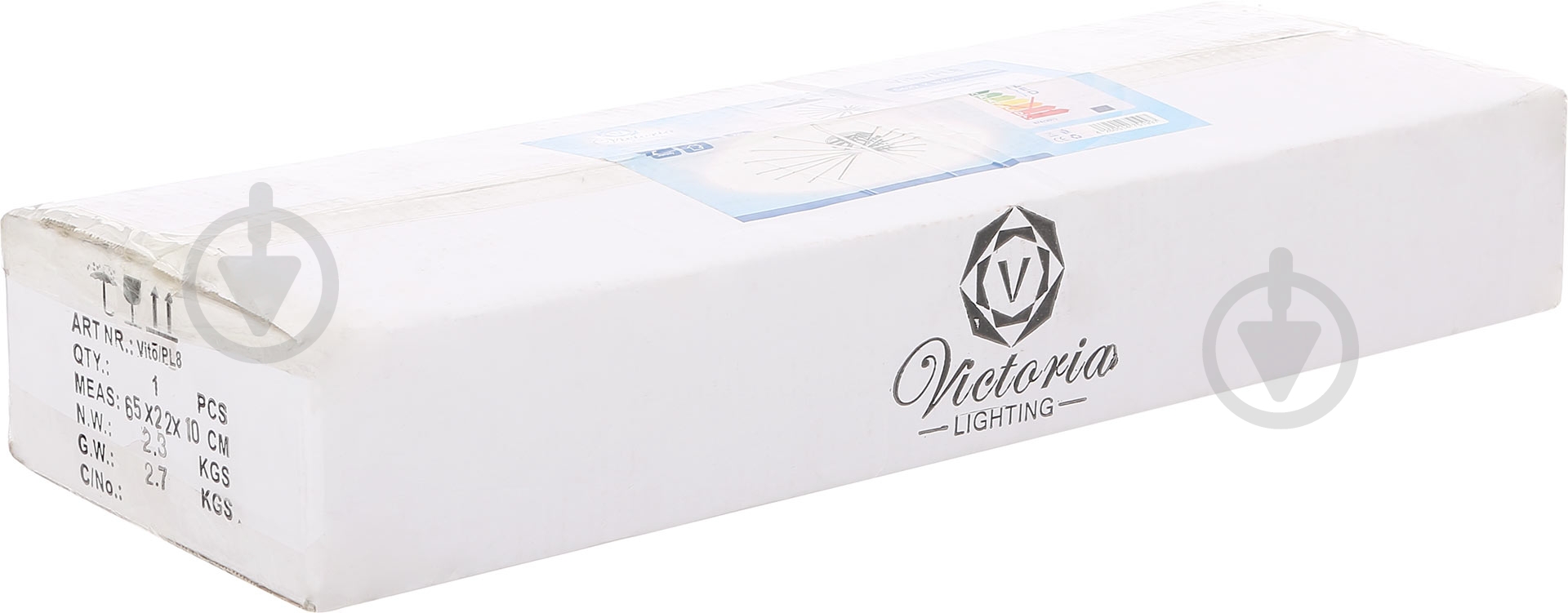 Люстра светодиодная Victoria Lighting 8x64 Вт хром Vito/PL8 - фото 3