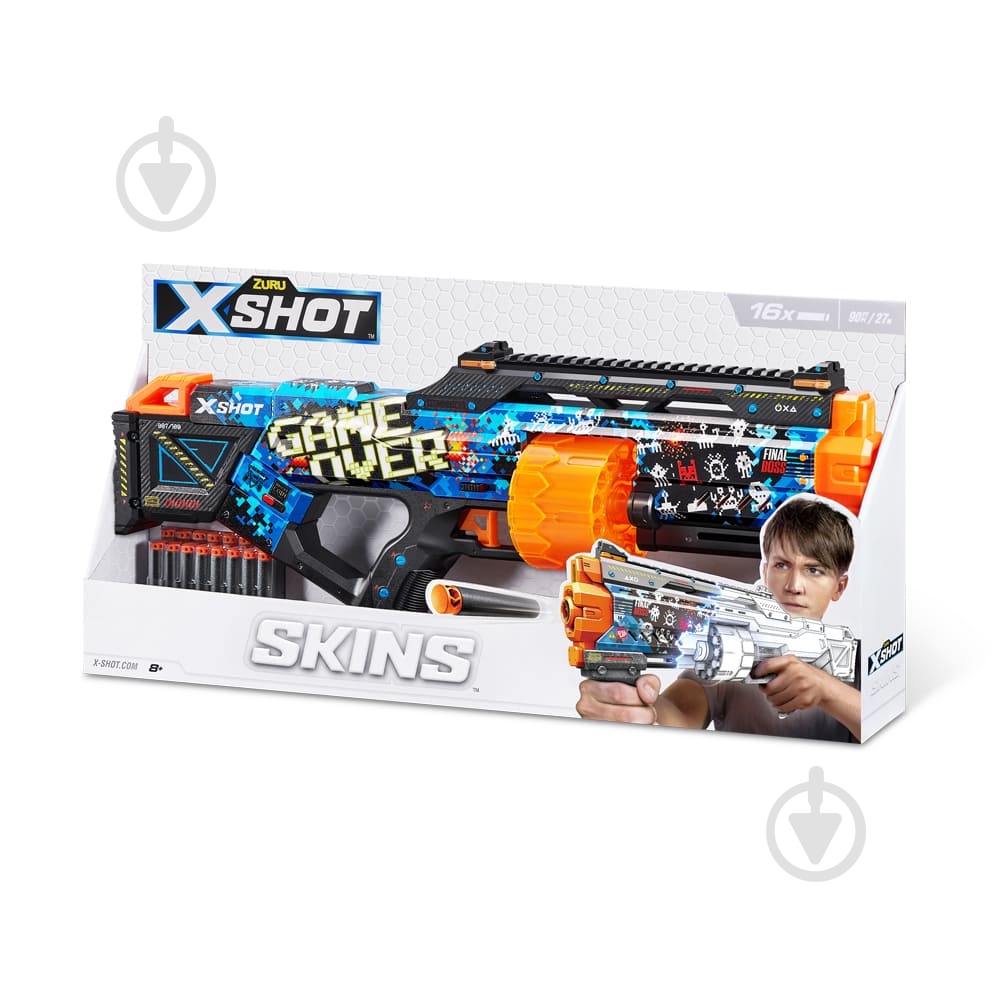 Бластер Zuru Skins Last Stand Game Over 36518A - фото 2