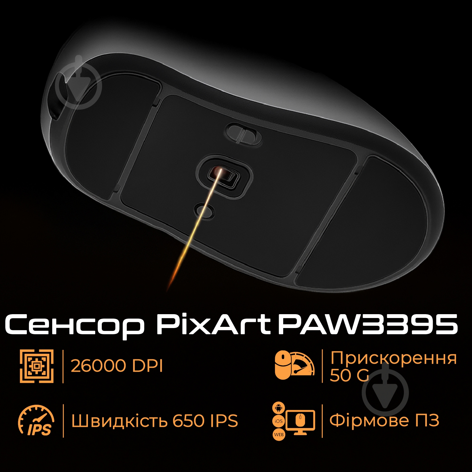 Игровая мышь RAWM white (ER21.white) - фото 2