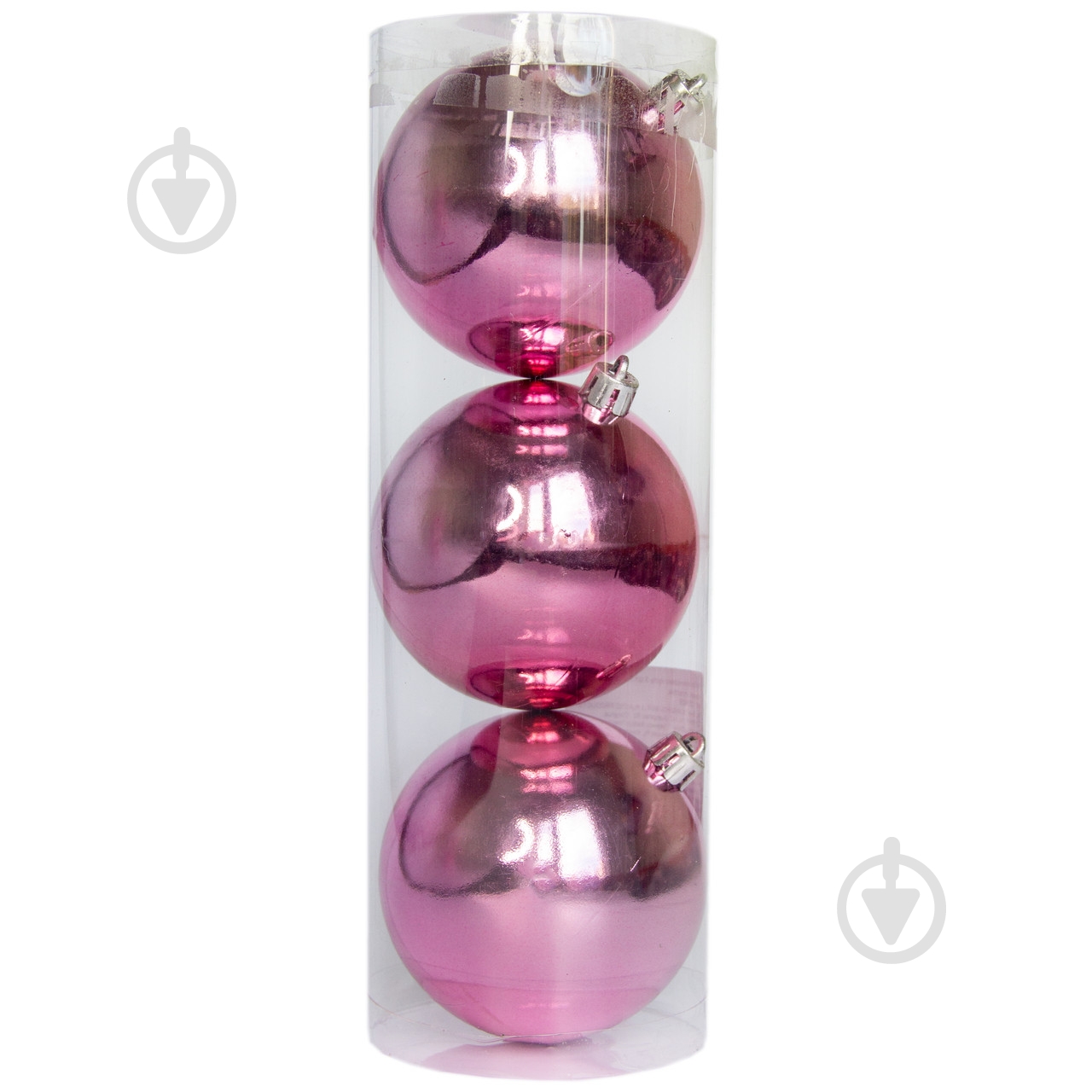 Набор елочных шаров Девилон 251406 d80 мм 3 шт./уп. - фото 2
