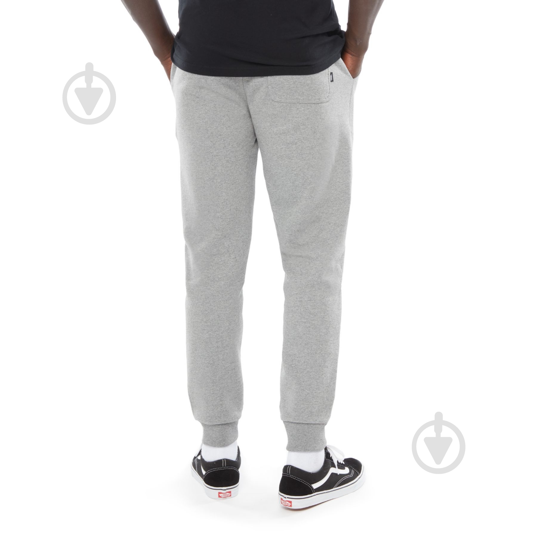 Брюки Vans MN CORE BASIC FLEECE Cem, Large, Re VA31JQ02F р. S серый - фото 2