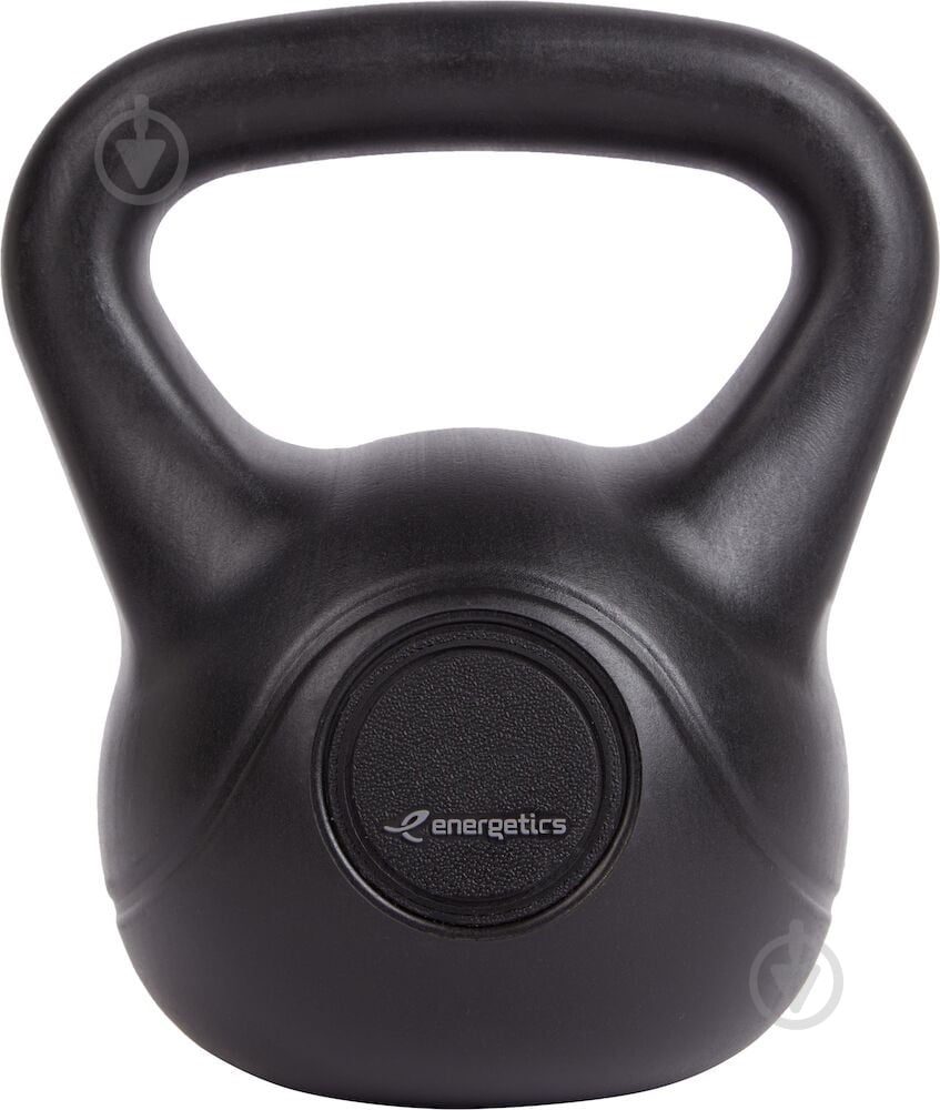 Гиря Energetics Kettlebell Cement 296607-901050 20 кг чорний - фото 1