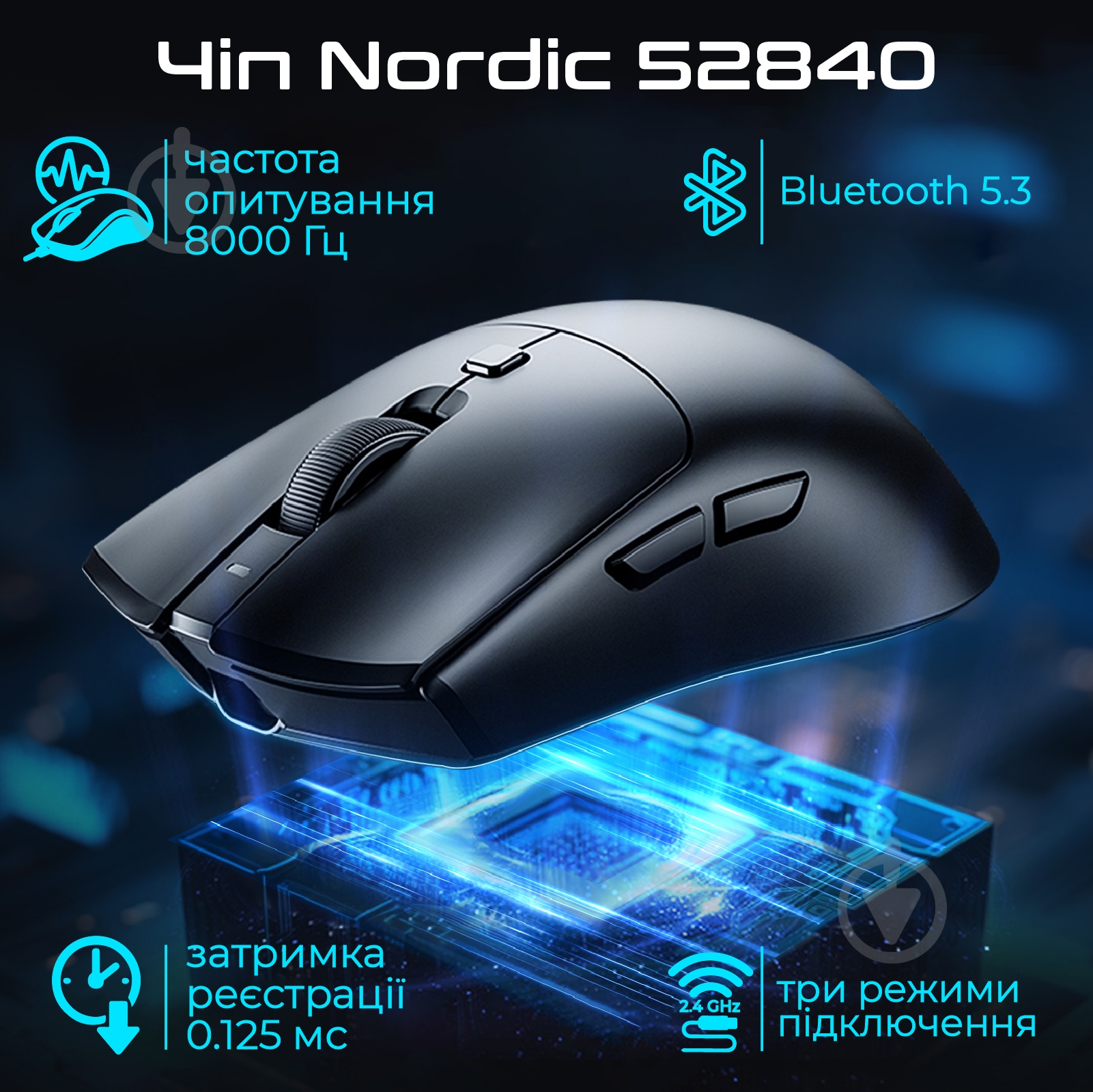 Игровая мышь RAWM white (SA-MH01PRO.white) - фото 3 Игровая мышь RAWM white (SA-MH01PRO.white) - фото 3